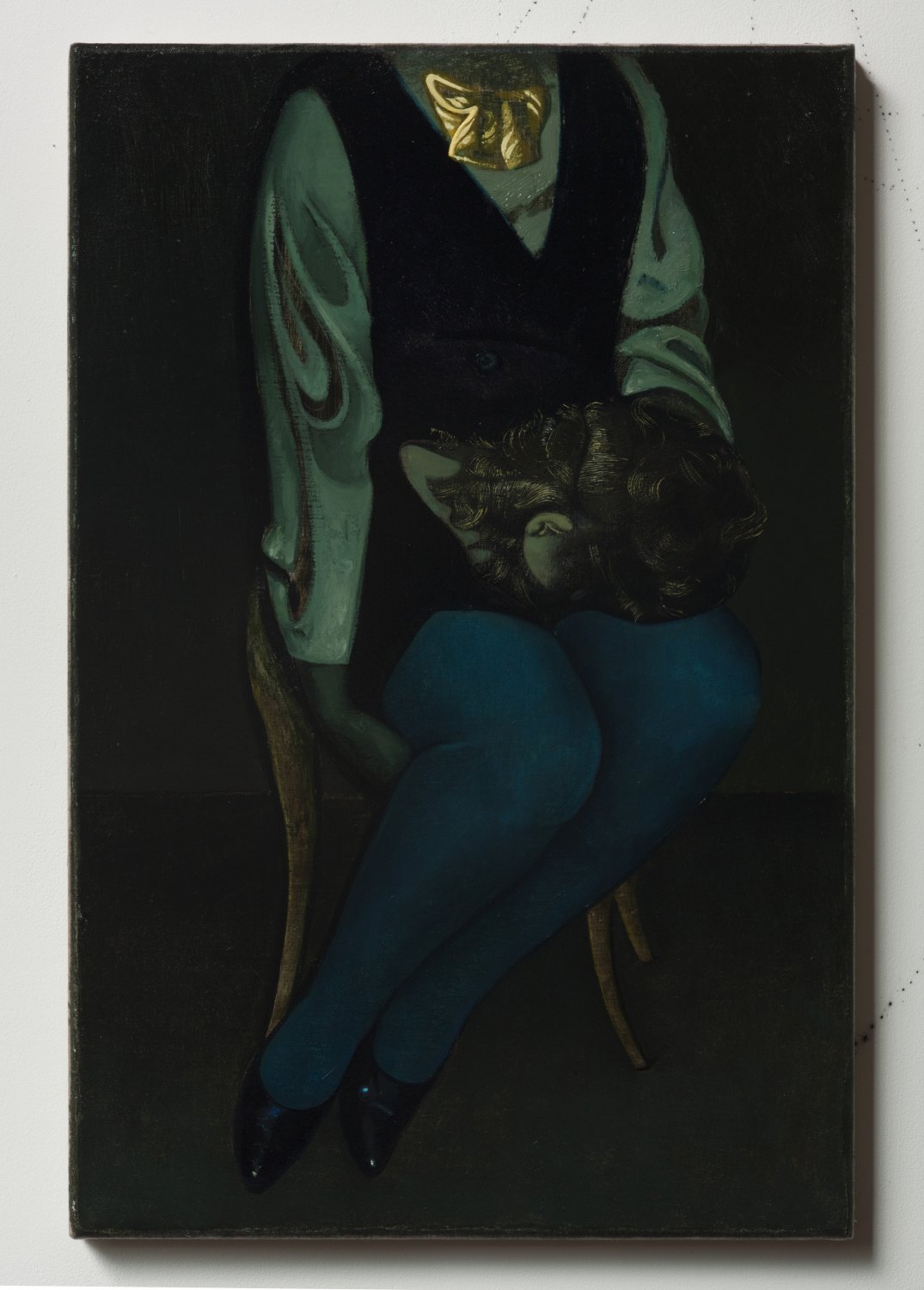 Victor Man The Chandler, 2013 Oil on linen, 46 × 29.8 cm 