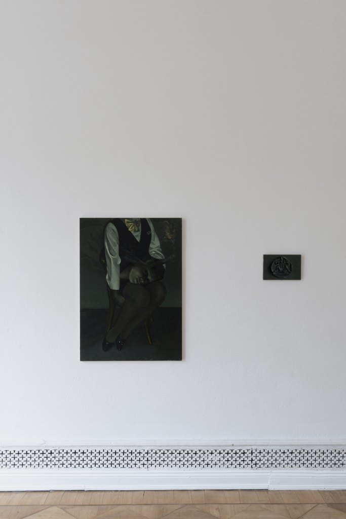 Victor Man, The Third Cover  Installation view, Galerie Neu, Berlin 2013